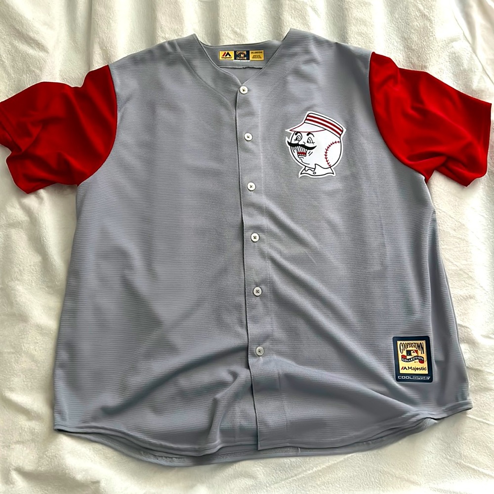 RARE Cincinnati Reds 1956 throwback jersey XXL